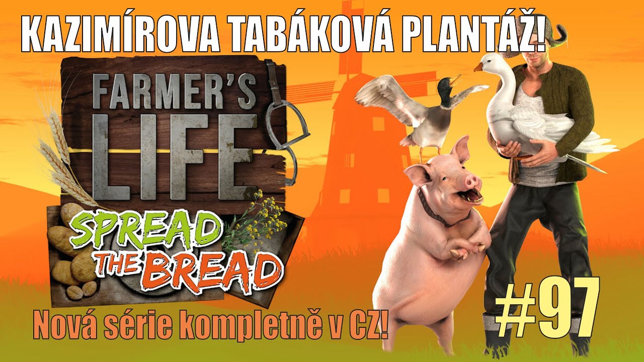 🐽 Farmer's Life CZ #97 - KAZIMÍROVA TABÁKOVÁ MINIPLANTÁŽ! - Nová série kompletně česky! (4K)