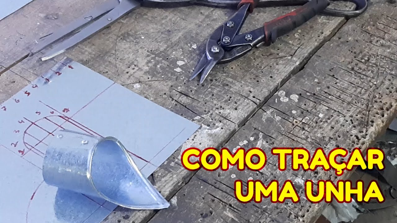 COMO TRAÇAR UMA UNHA