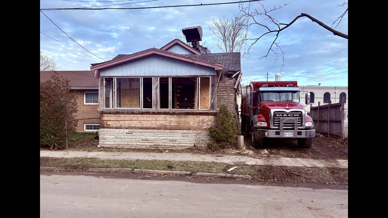 Exploring An Abandoned House Mid Demolition