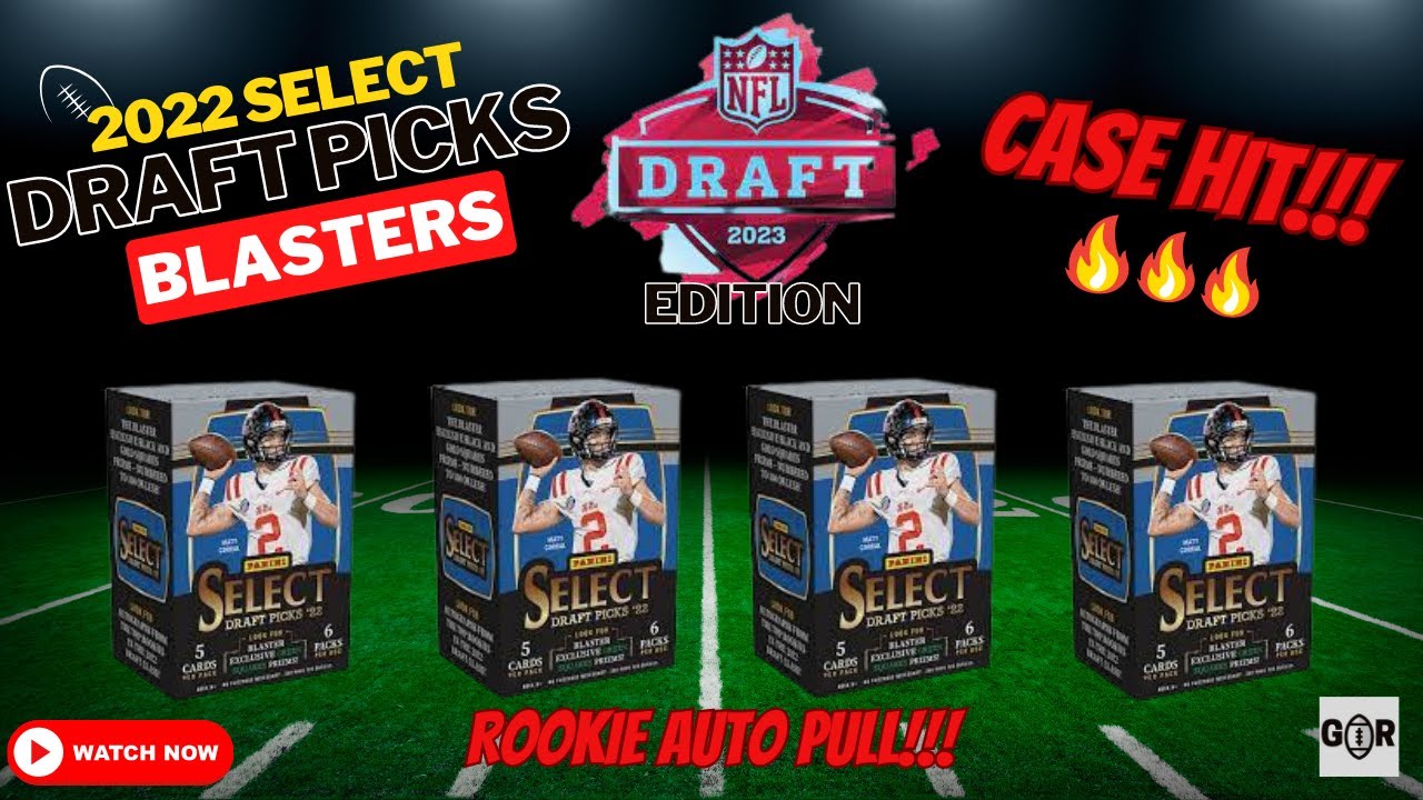 Select Draft Picks Blaster Boxes 🔥 CASE HIT + ROOKIE AUTO + MORE 🤯   2023 NFL Draft Edition 🏈