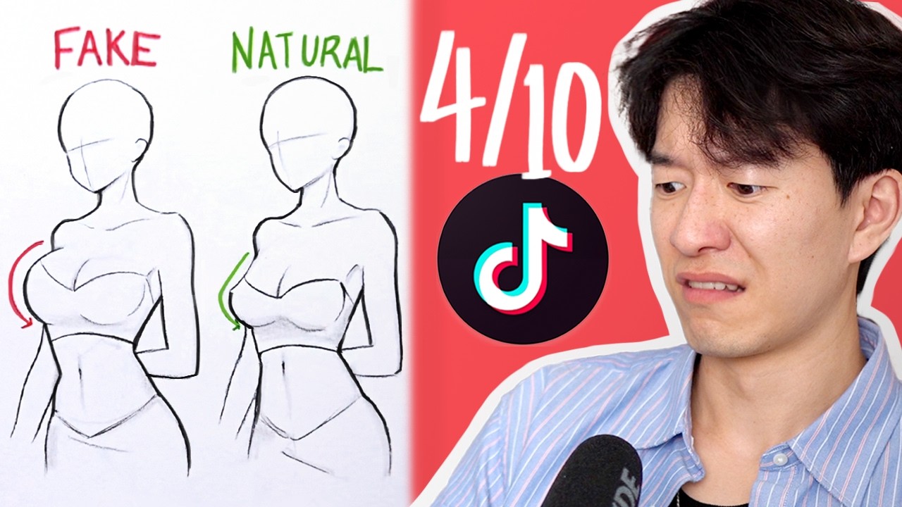 Уроки рисования в TikTok 😭 18+