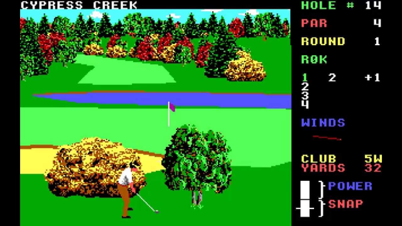 World Class Leaderboard (PC/DOS) 1988, Access Software, Inc.