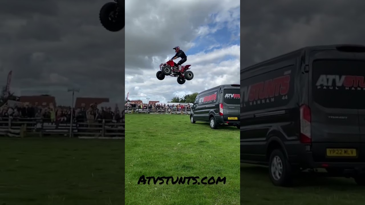 Stokesley Show 2022                #atv #atvshow #stuntshow #honda #jump #stunts #stunt #fyp #quad