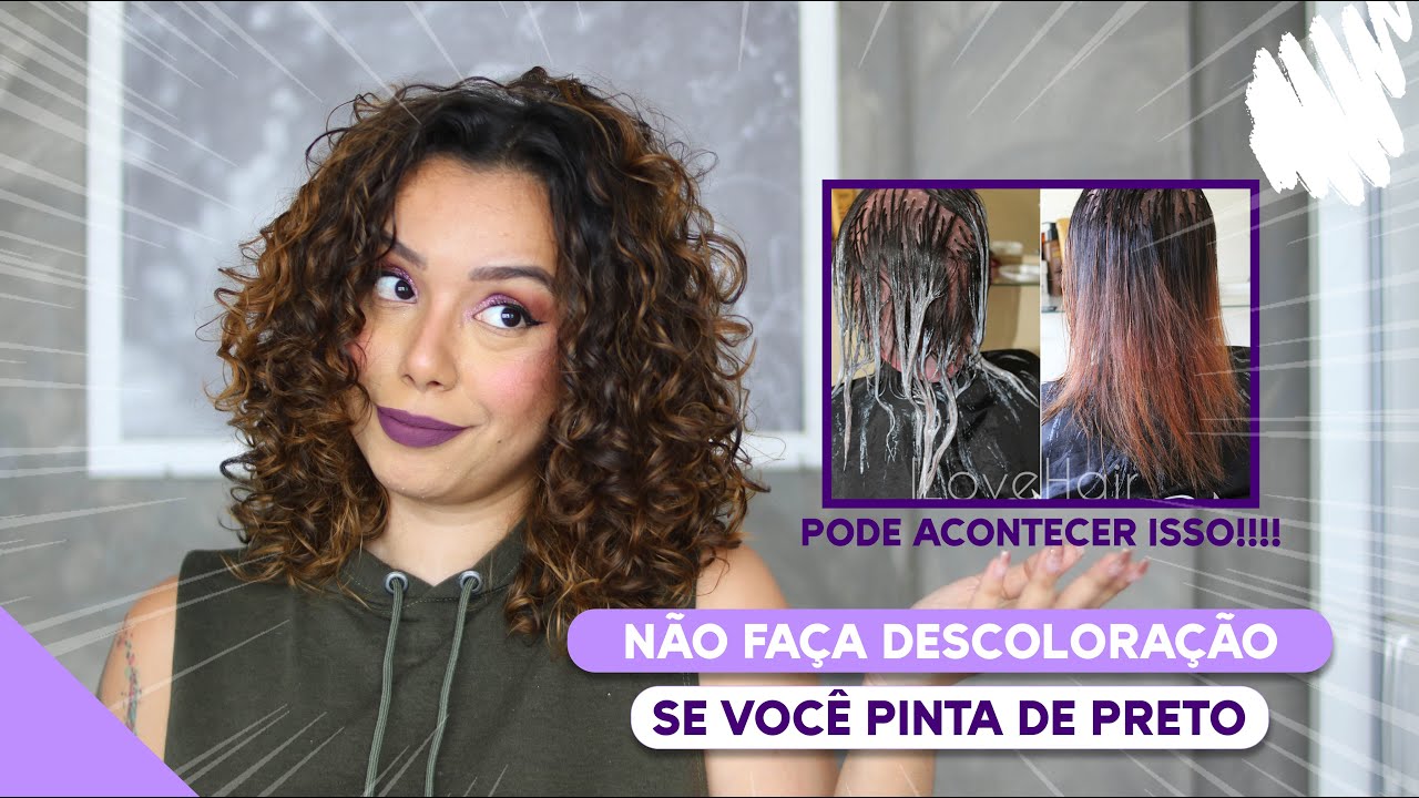 É POSSÍVEL DESCOLORIR UM CABELO TINGIDO DE PRETO? Desvendando Mitos Capilares - Tamires Maia
