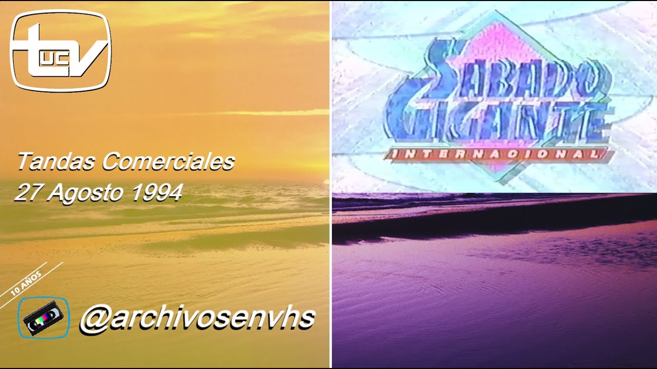 Tandas Comerciales Canal 13 UCTV - 27 Agosto 1994