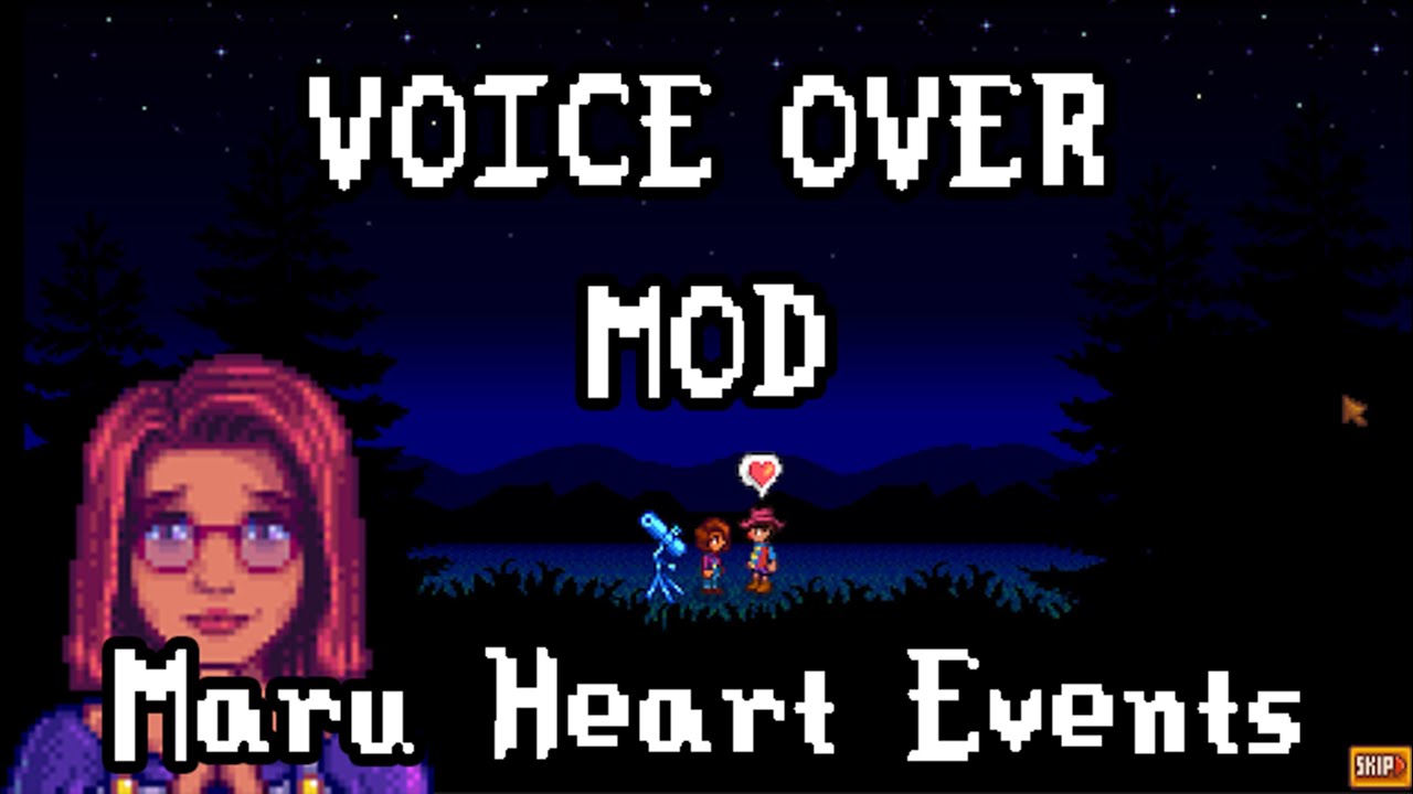 Мод с озвучкой Stardew Valley - События в Maru Heart