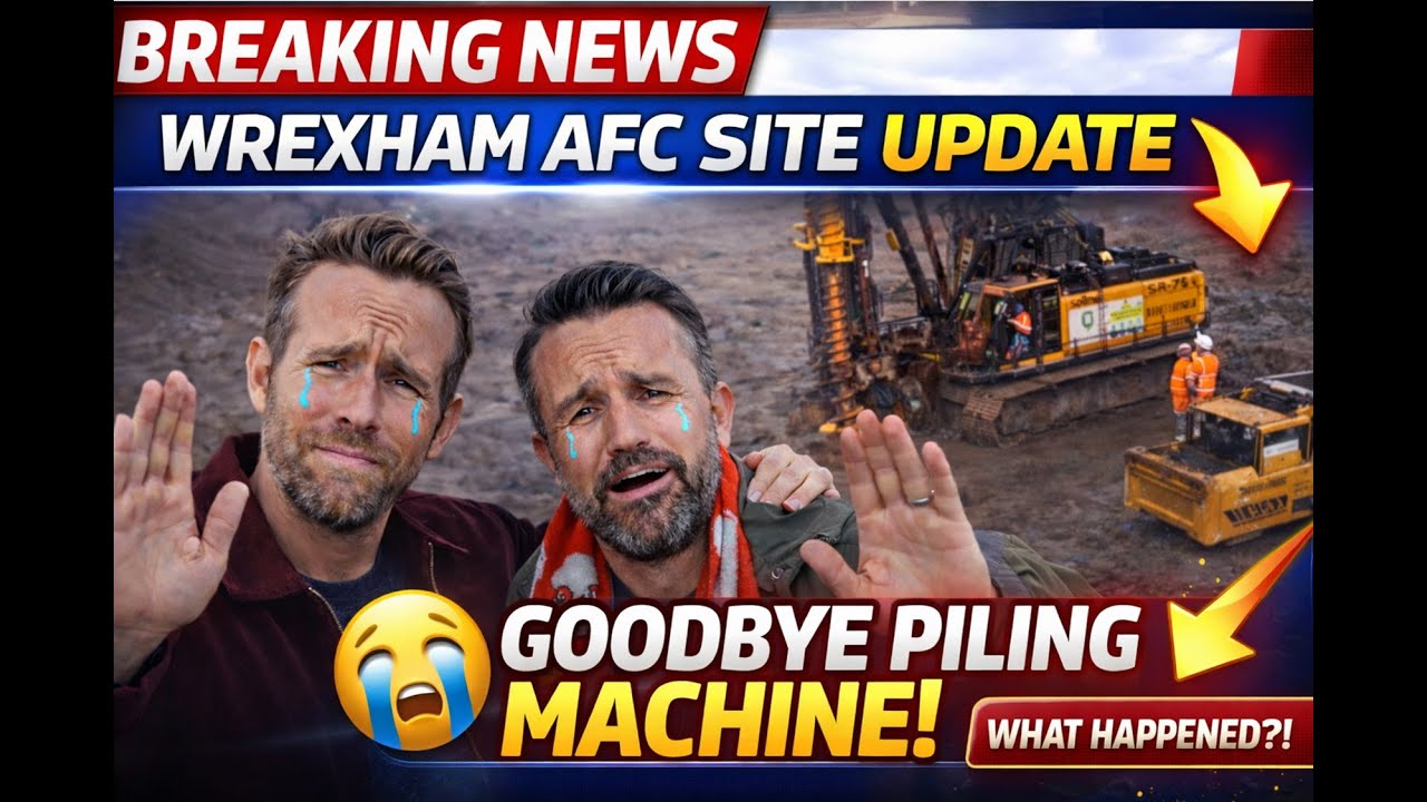 WREXHAM AFC KOP STAND CONSTRUCTION UPDATE