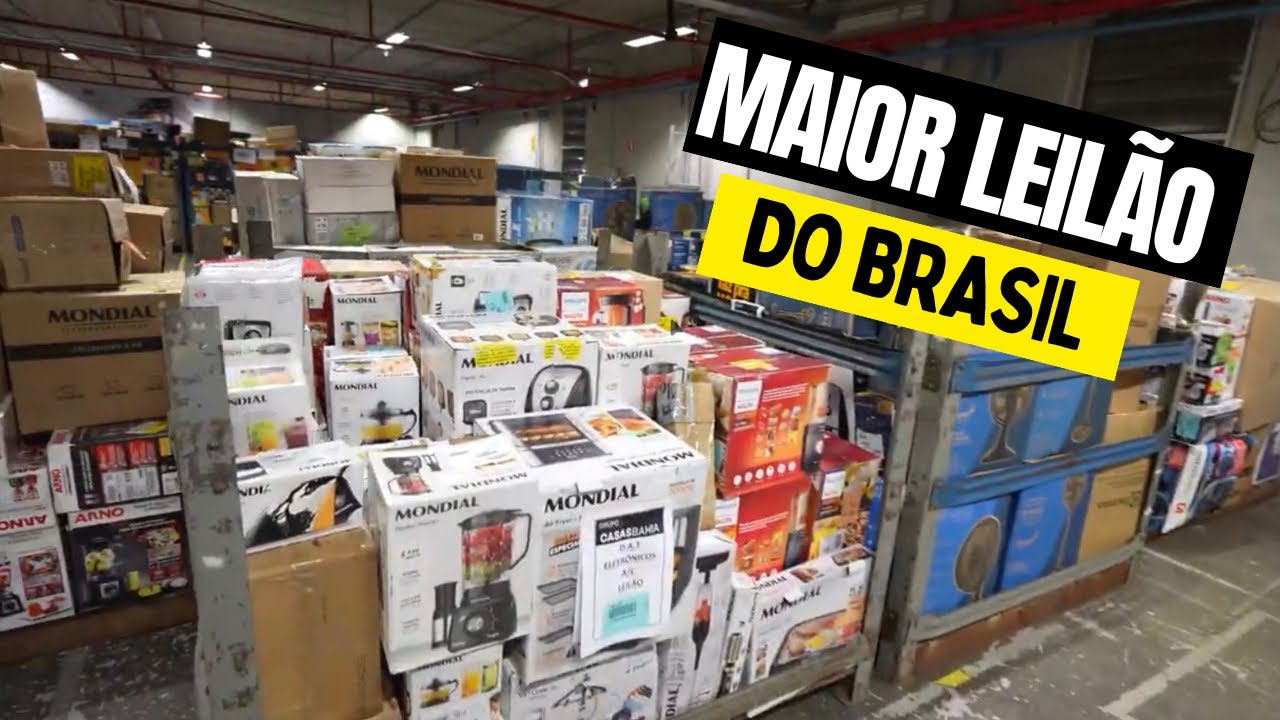 MAIOR LEILÃO DO BRASIL DE LOGÍSTICA REVERSA | BOM PARA COMEÇAR UM NOVO NEGÓCIO 