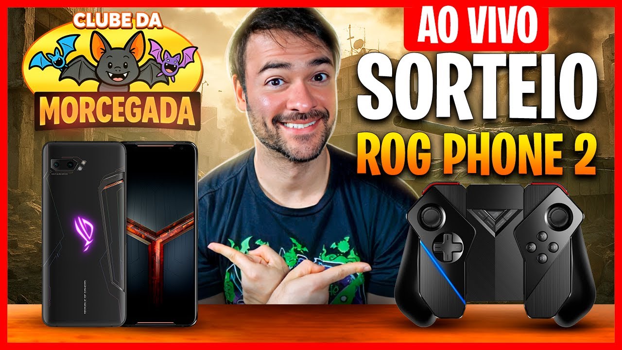 SORTEIO DO ROG PHONE 2 AGORA!!
