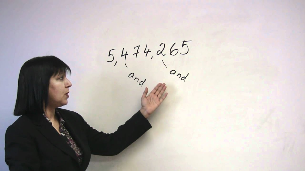 Speaking English: Saying Numbers