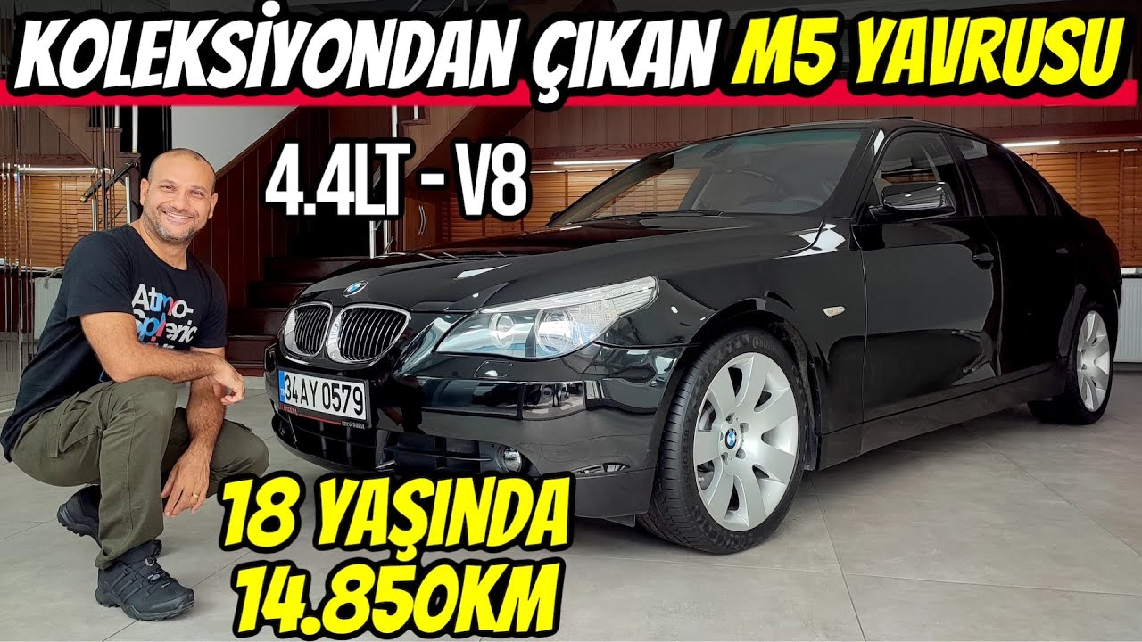 KM CİMRİLERİ | 14.850km BMW E60 545i | Kaldı mı bu kadar güzeli?
