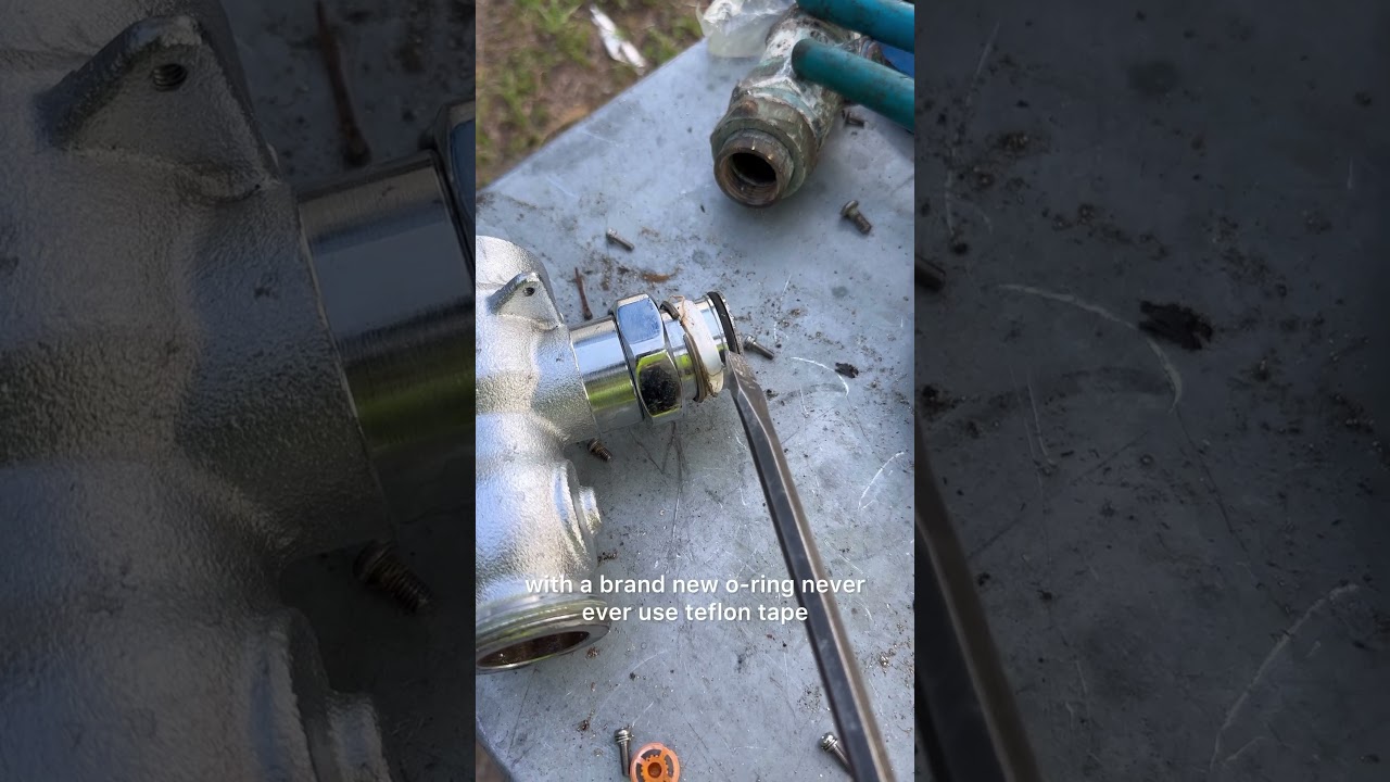 Stop leaks correctly on Flushometers #plumbing #diy