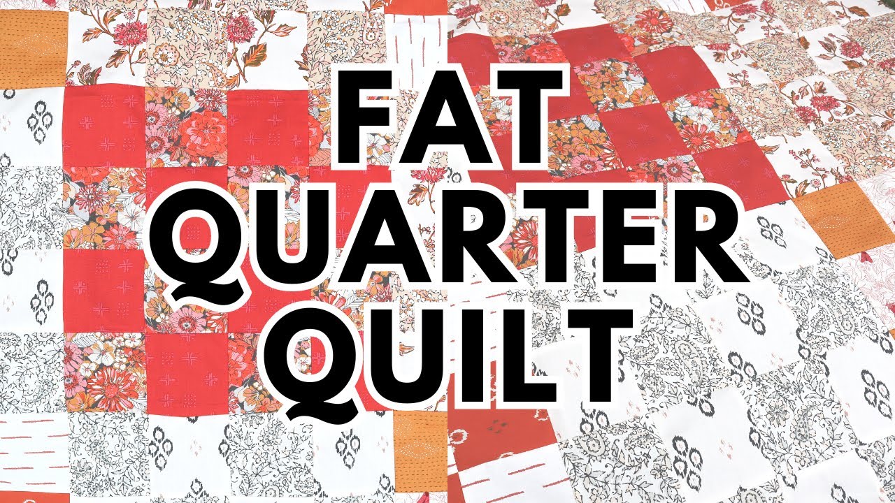 Бесплатная выкройка квилта | Выкройка лоскутного одеяла Fat Quarter | Выкройка квилта Sixteen Pat...