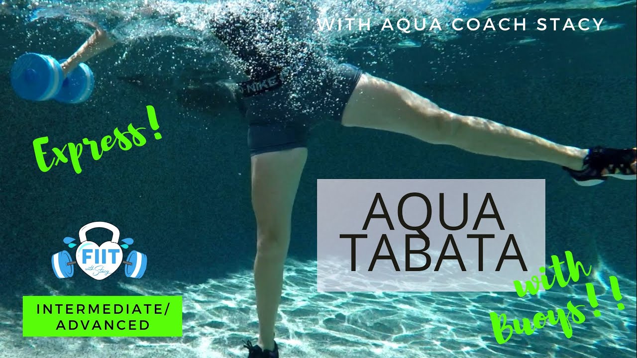 Aqua Tabata Express! Boje do ćwiczeń interwałowych w basenie / HIIT Spalanie kalorii i modelowani...