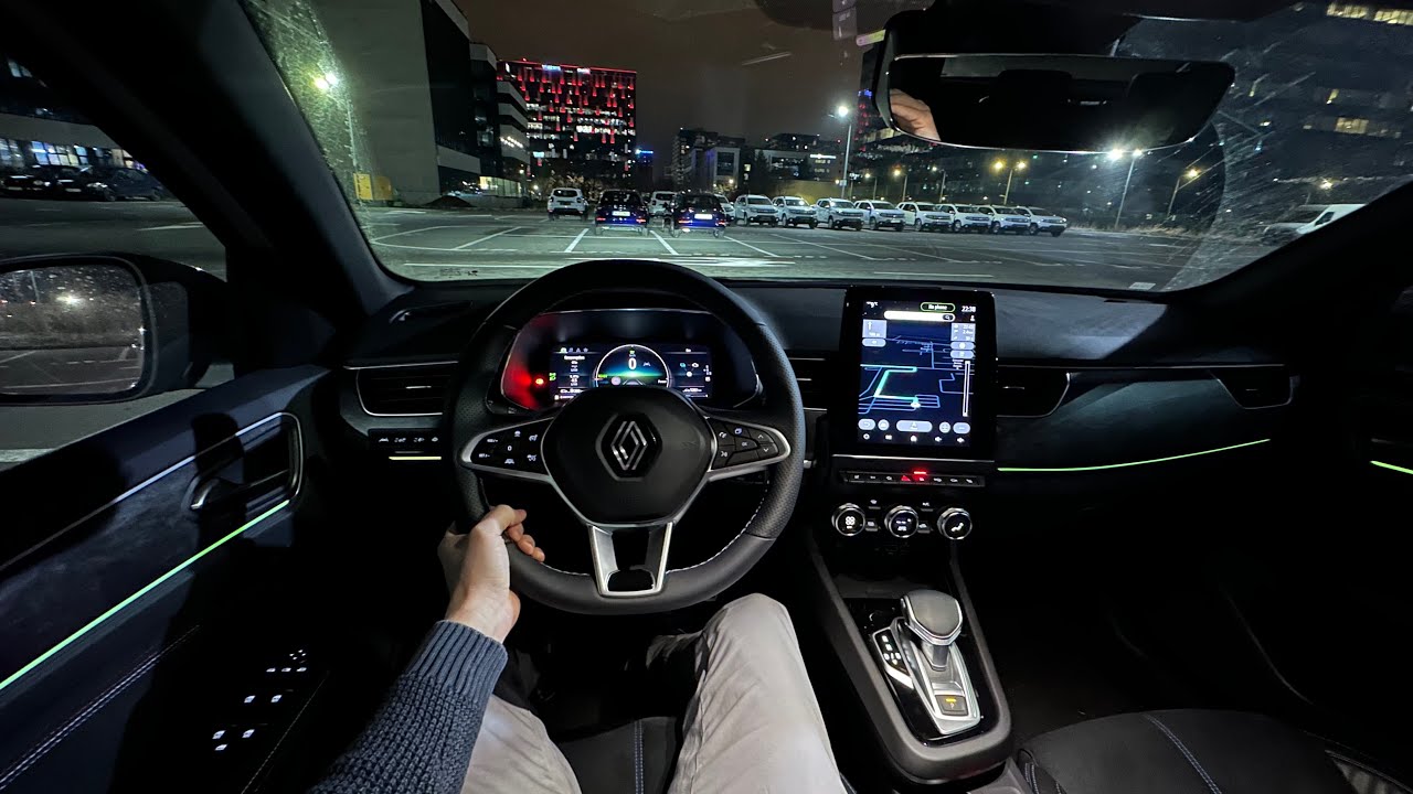 Ночной тест-драйв Renault Arkana 2024 года