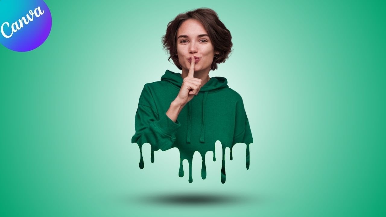 How to create awesome dripping effect in canva tutorial by DLC Ventures India