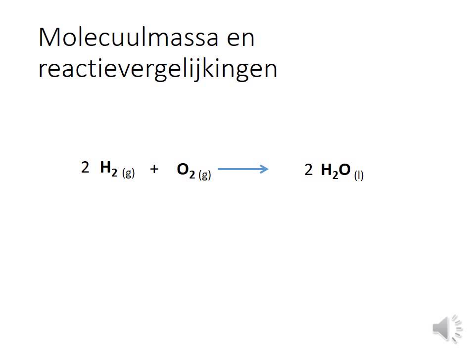 N3J1P3W2 1 Hoe bereken je de molecuulmassa