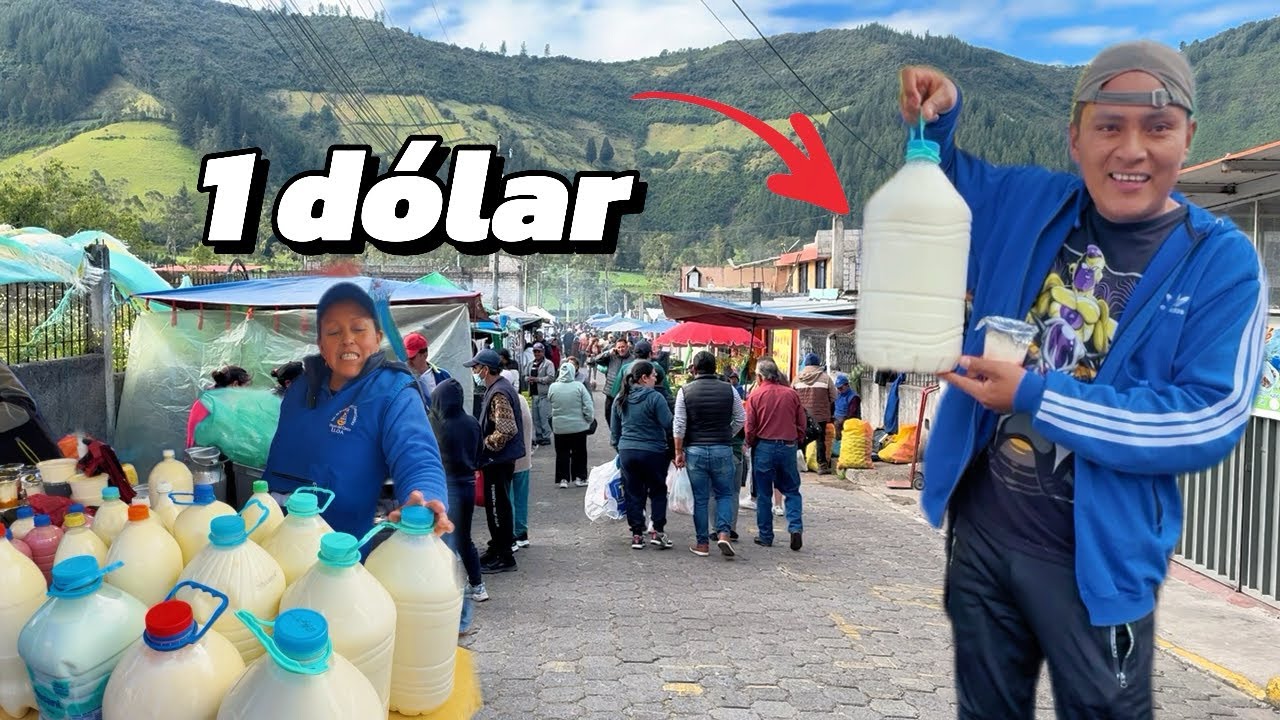 Así es el MERCADO de LLOA muy ECONÓMICO el pueblo más visitado 