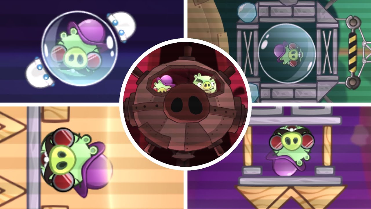 Angry Birds Reloaded (Space) - All Mirror Worlds Bosses (V3.20)