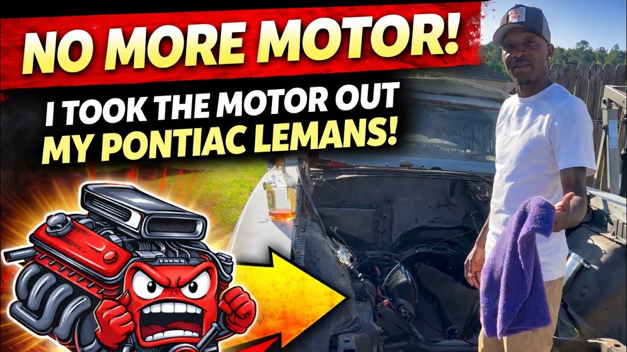 Вытащили двигатель из этого Pontiac Lemans (ВОТ ЧТО ПРОИЗОШЛО)💔