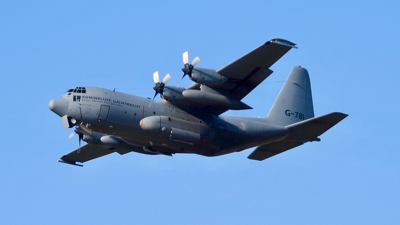 Koninklijke Luchtmacht (Royal Netherlands Air Force) Lockheed C-130H G-781 delivery flight in 2026