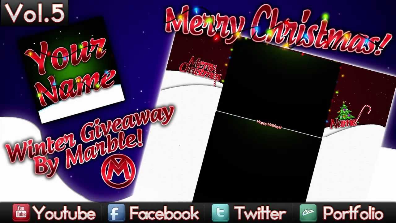 FREE Christmas PSD Pack | Giveaway | Vol.5