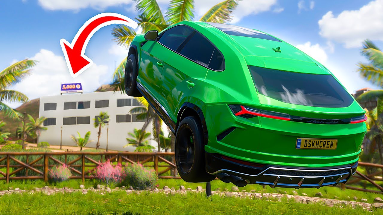 Ik probeerde GEKKE STUNTS in Forza Horizon 5!