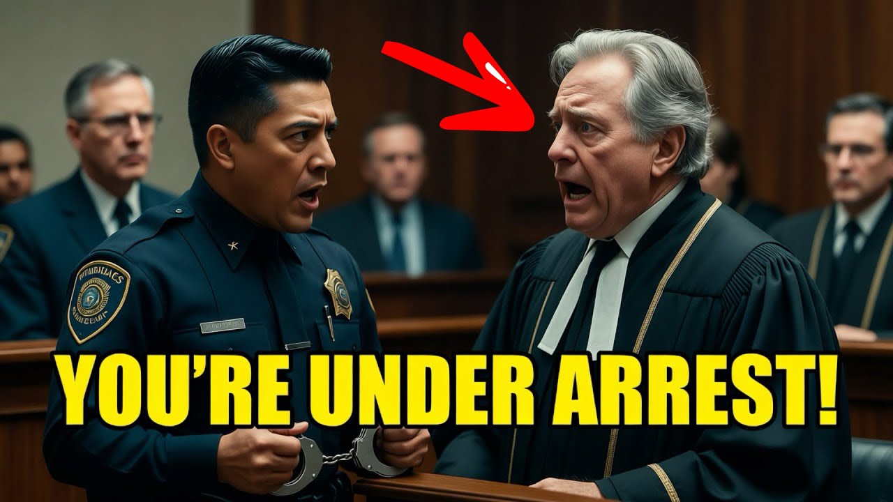 Police Officer Arrests a Judge — Then the Courtroom Goes Silent