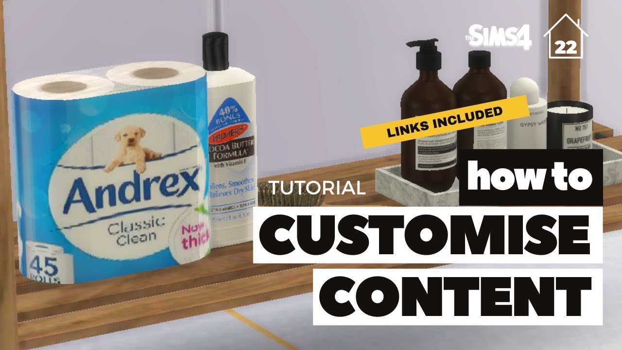 HOW TO CUSTOMISE/RECOLOR SIMS 4 CONTENT -