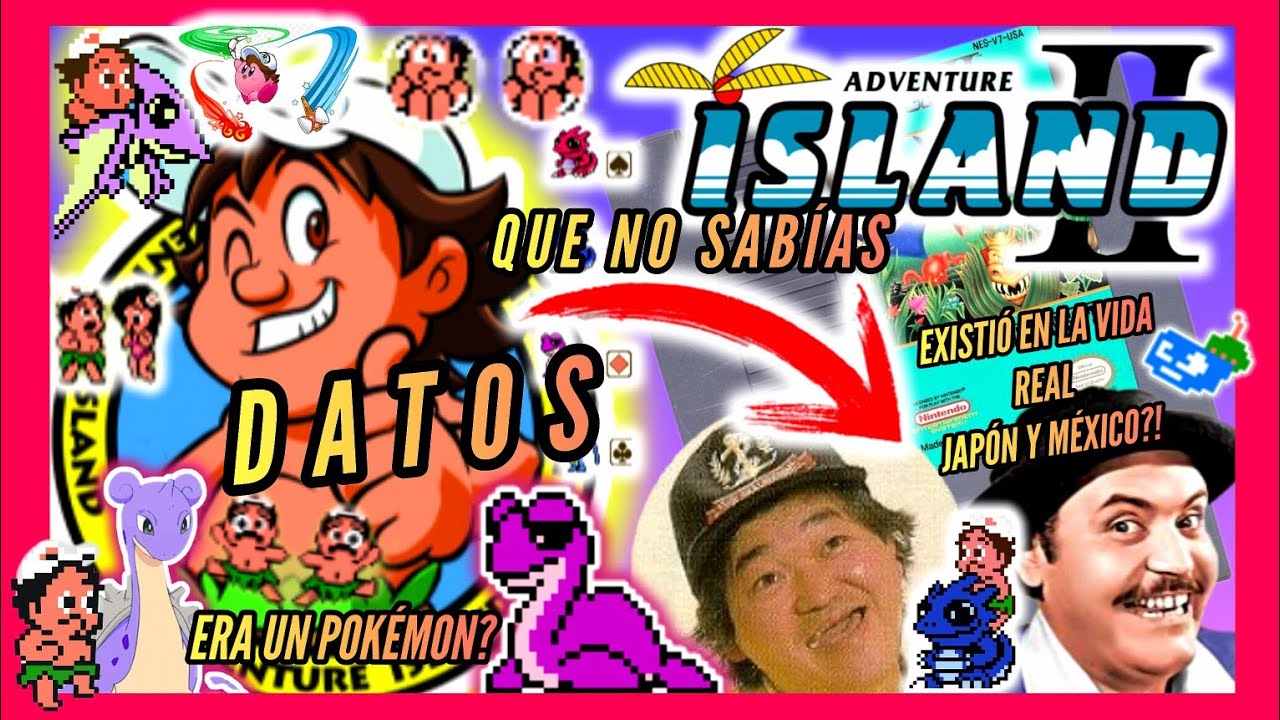 ADVENTURE ISLAND II el MEJOR VIDEOJUEGO de la Saga CAPULINITA MASTER HIGGINS todo lo que NO SABÍAS