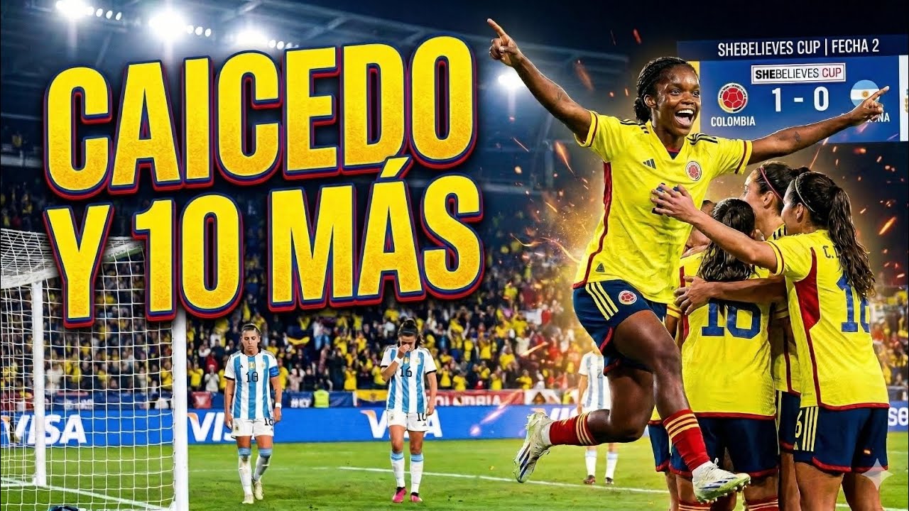 Análisis Argentina 0-1 Colombia | Fecha 2 - SheBelieves Cup | Linda Caicedo Gol y Resumen