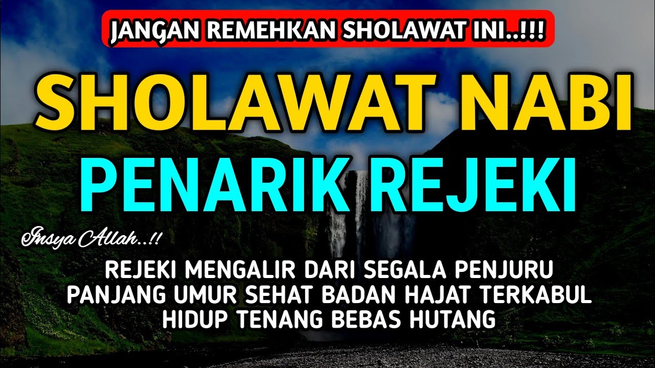 PUTAR WALAU SEBENTAR ‼️ SHOLAWAT JIBRIL PENGABUL HAJAT, MENDATANGKAN REZEKI, PENGHAPUS DOSA