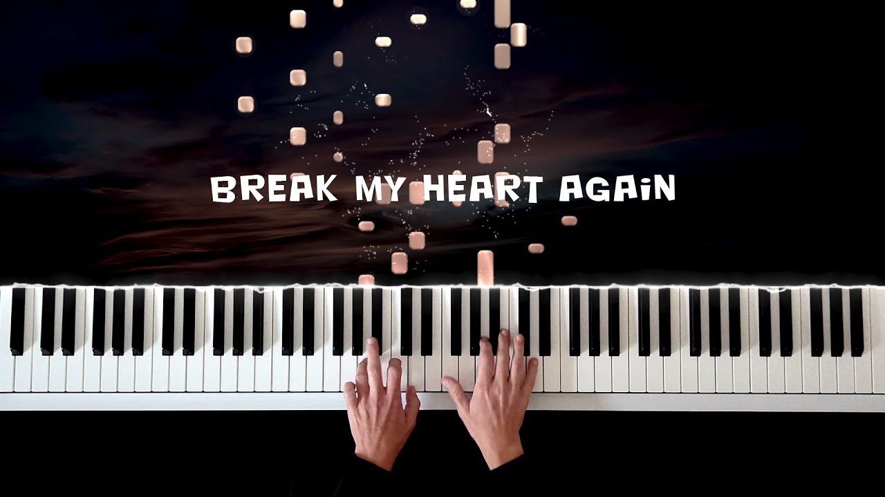 Break My Heart Again FINNEAS Piano Cover Piano Tutorial