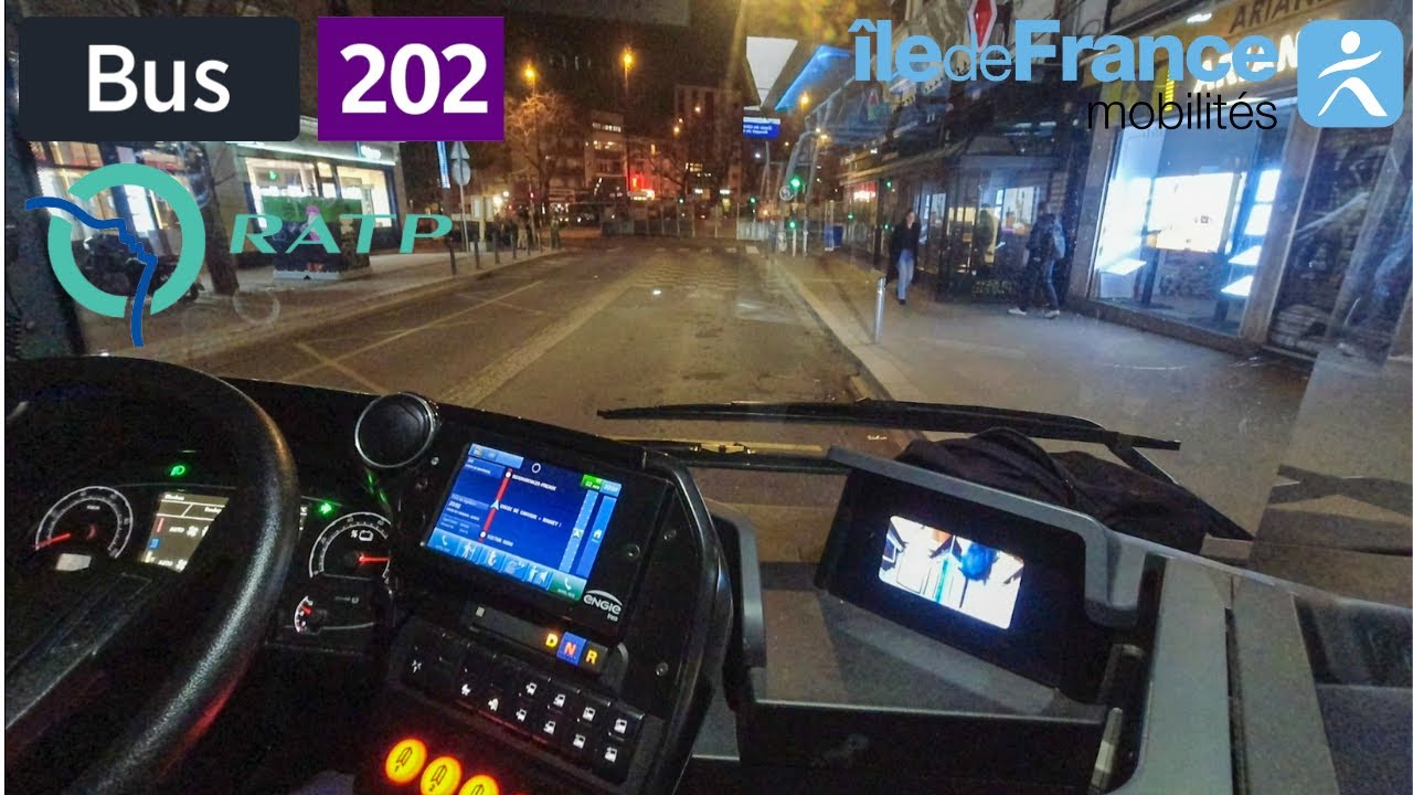 Bus 202 RATP | Boissière - Acacia/Porte de Montreuil Métro