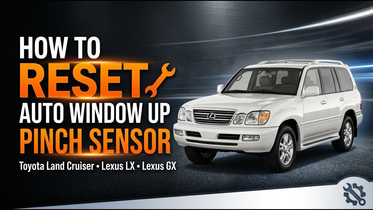 Lexus LX - GX 470 | Land Cruiser 100 Power Window Reprogram | Window Regulator  Motor Replacement