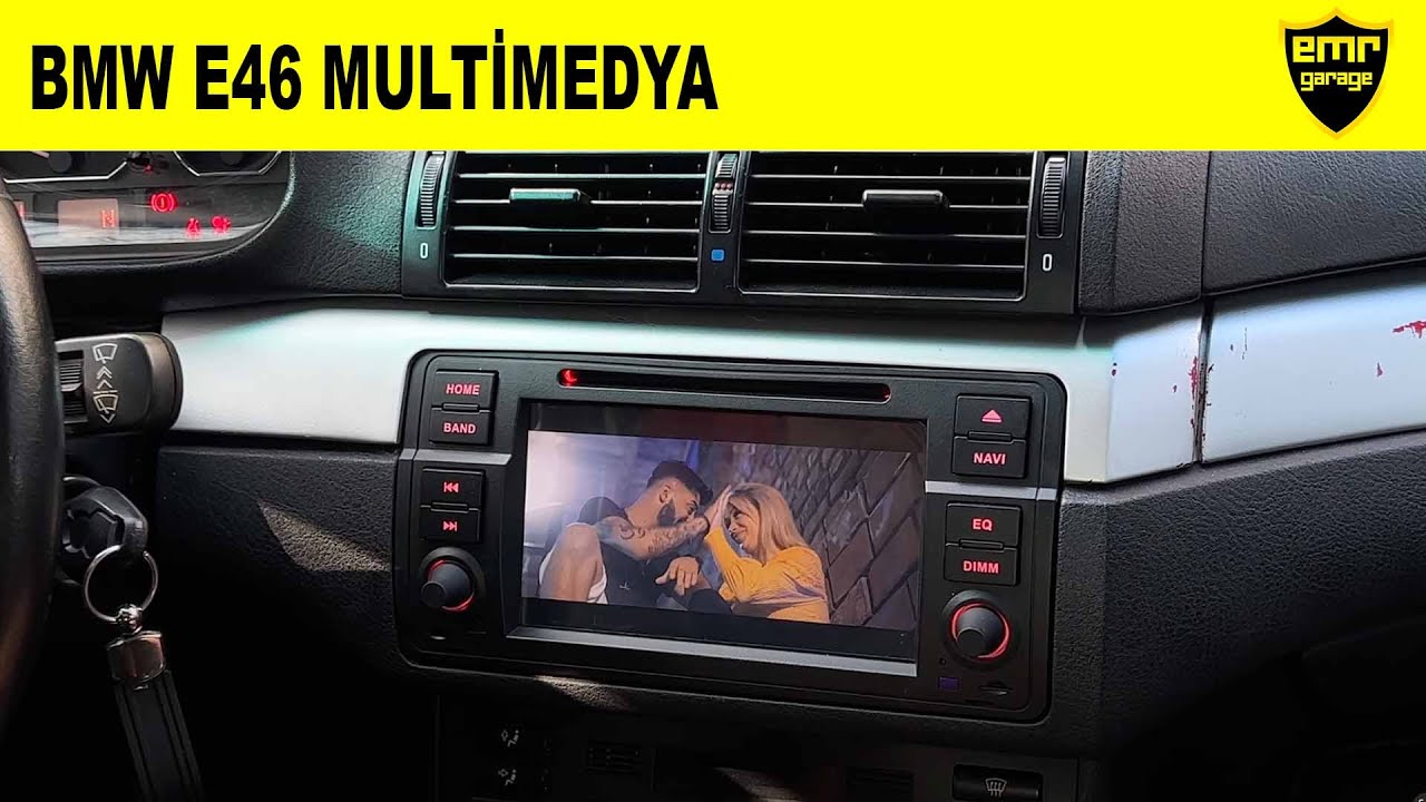 Bmw E46 orijinal görünüm android multimedya ekran - Emr Garage Ankara