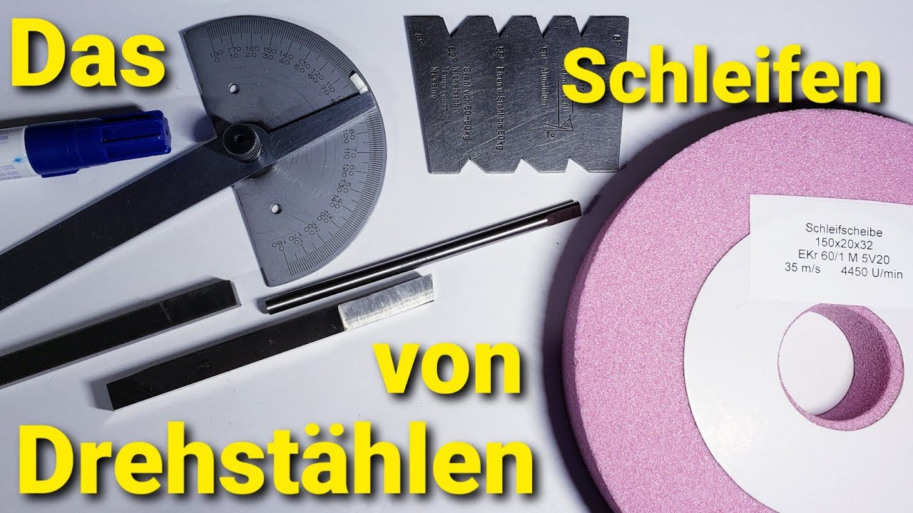Werkstattvideo - Das Schleifen von Drehstählen