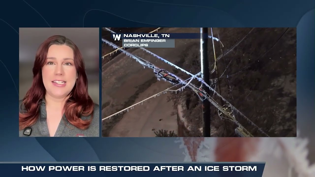 The Process of Restoring Power After an Ice Storm