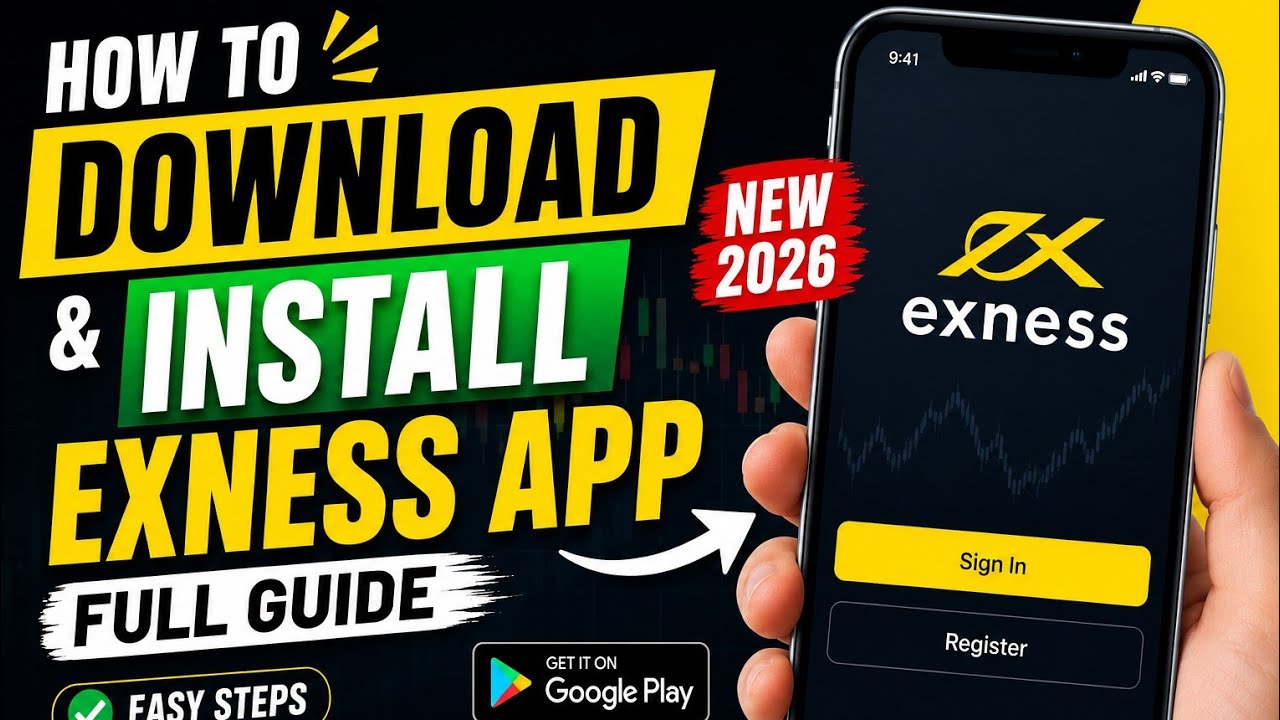 How to install and download exness  app full Guide