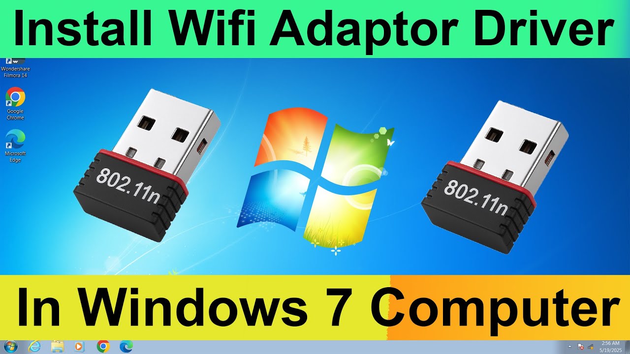 How to Download and Install Wifi Adaptor Driver in Windows 7 Computer | Wifi Driver Download Kare
