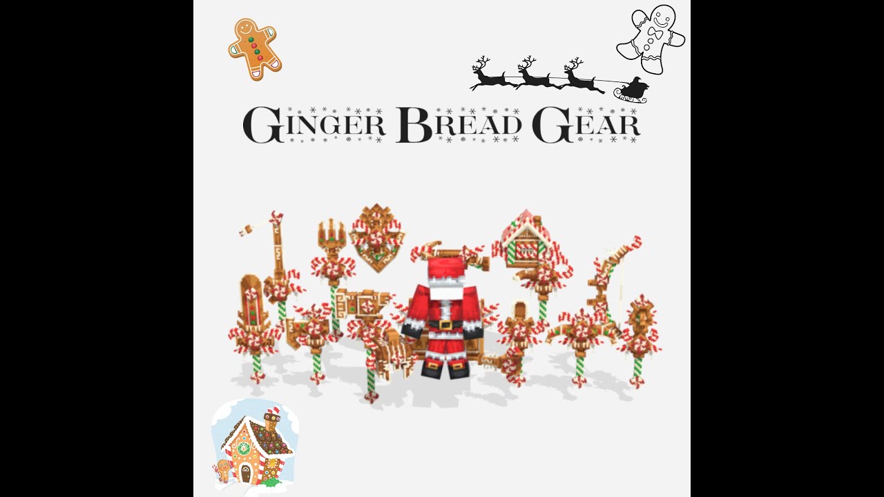 Ginger Bread Weapon Minecraft 3D Models