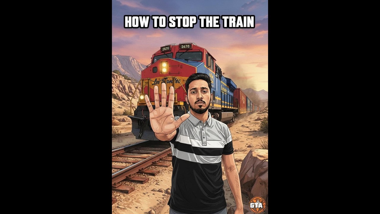 GTA 5 how to stop the train