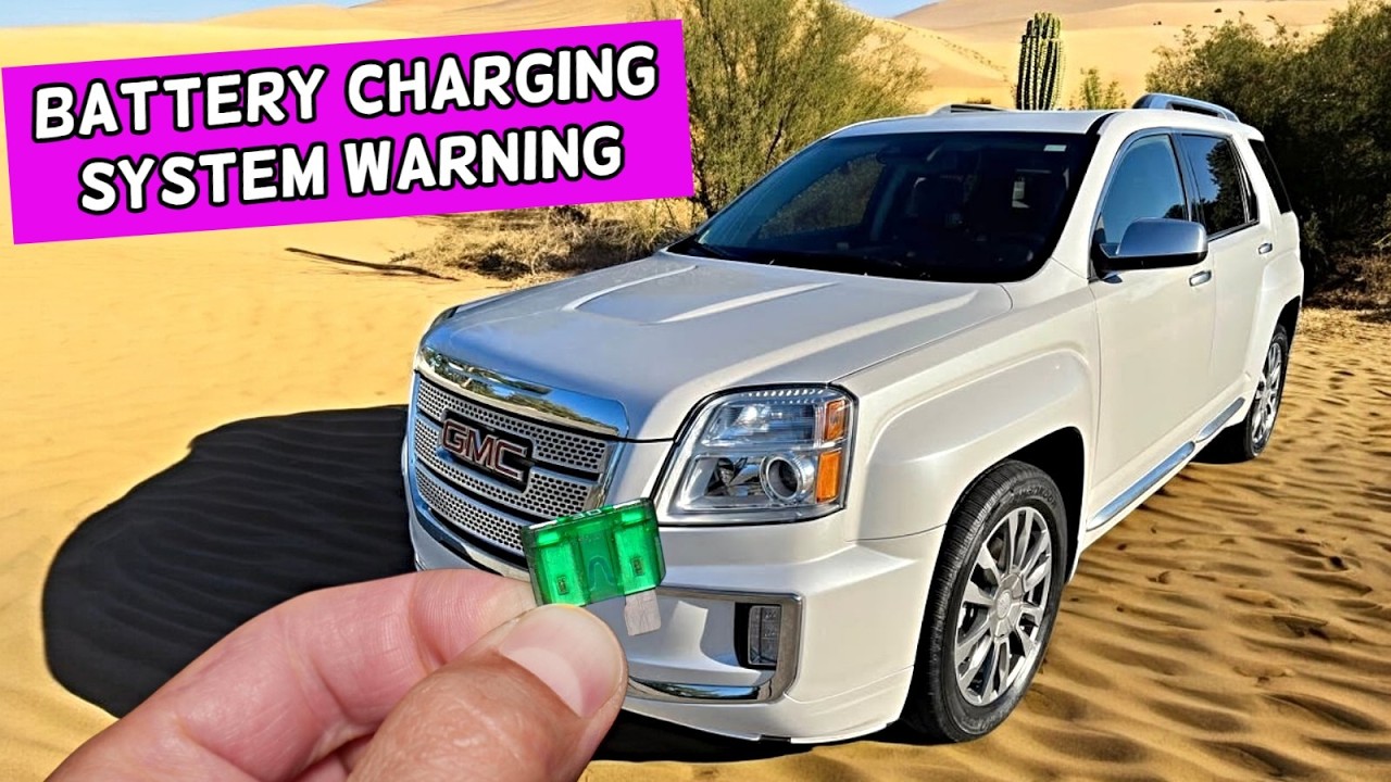 Why Service Battery Charging System Warning GMC Terrain 2010 2011 2012 2013 2014 2015 2016 2017