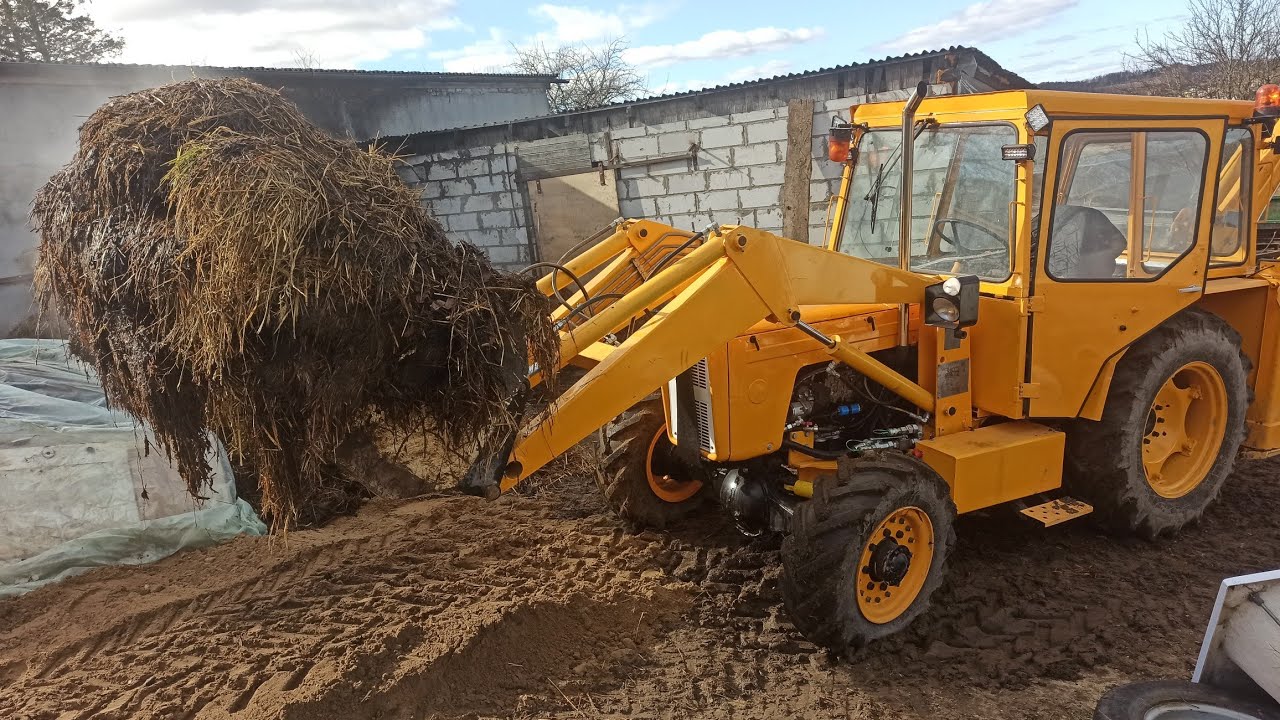 Ukręciłem półośkę na filmie, Ładowanie obornika Ostrówkiem 4x4 Turbo, Rozrzucanie i oranie  Case.