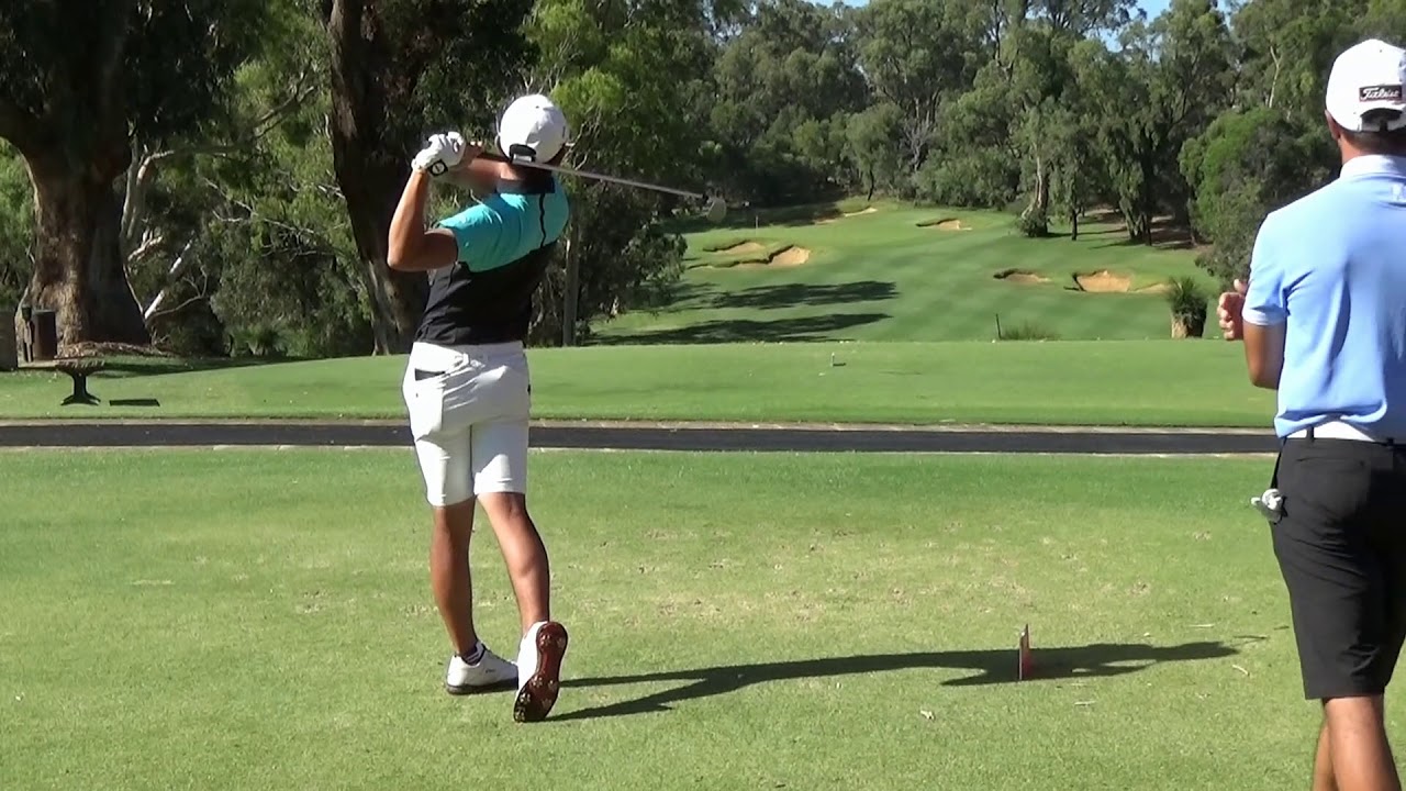 Keita Nakajima chats after winning the final of the 2018 Men’s Australian Amateur Championship