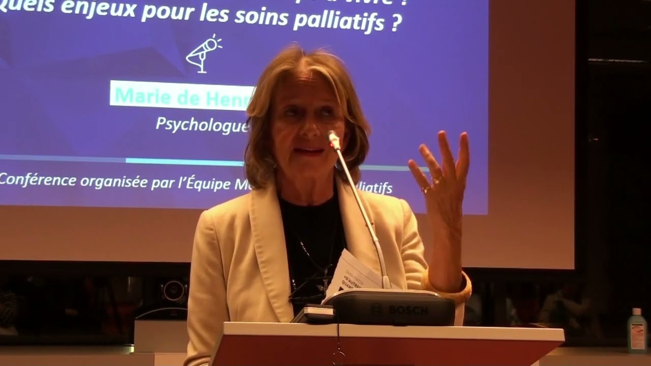 [PARTIE 1] Conférence de Marie de Hennezel, psychologue