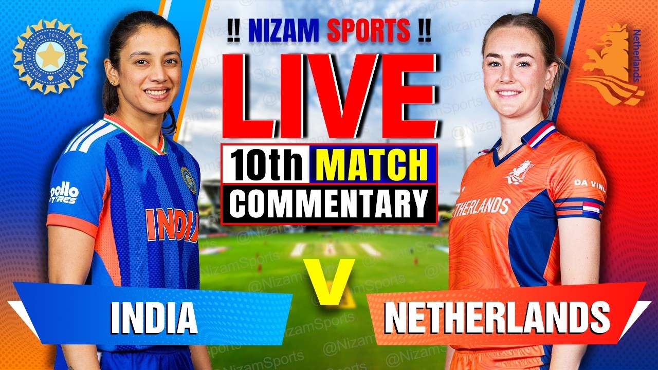 🔴Live: India vs Netherlands | 10th Match | Live Cricket Score & Commentary