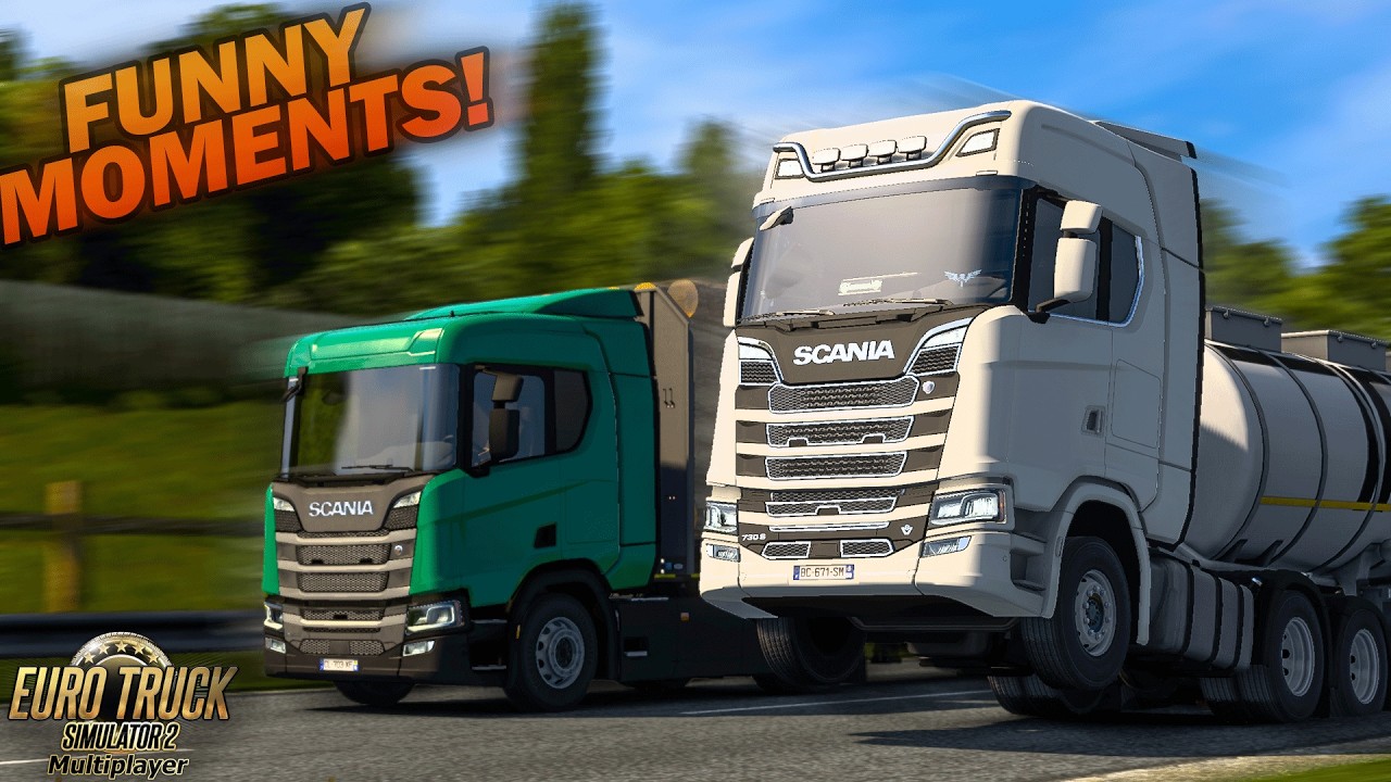 Funny Moments & Crashes | Euro Truck Simulator 2 Multiplayer Fails #2 | The Goya
