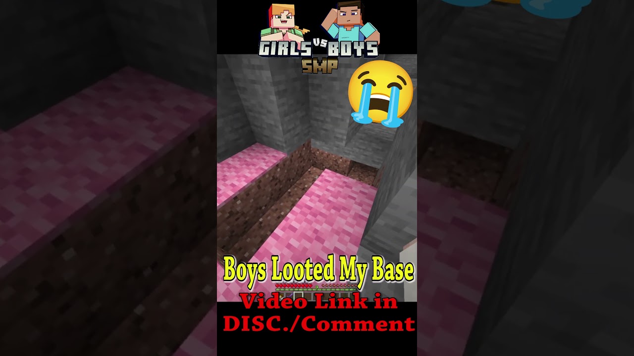 Boys Looted My Base @dantehindustani in Girls V/S Boys SMP | Minecraft