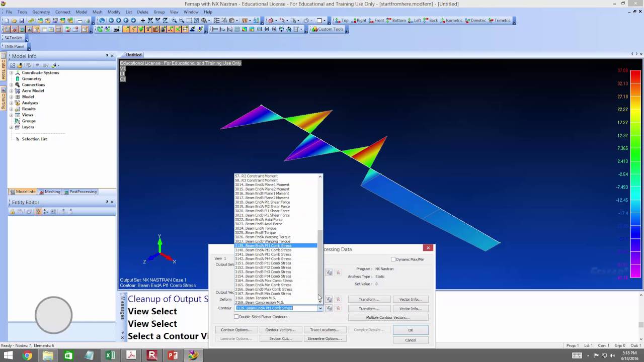 ENGR 570 Lecture 21: FEMAP, Part 4 (2016.04.14)